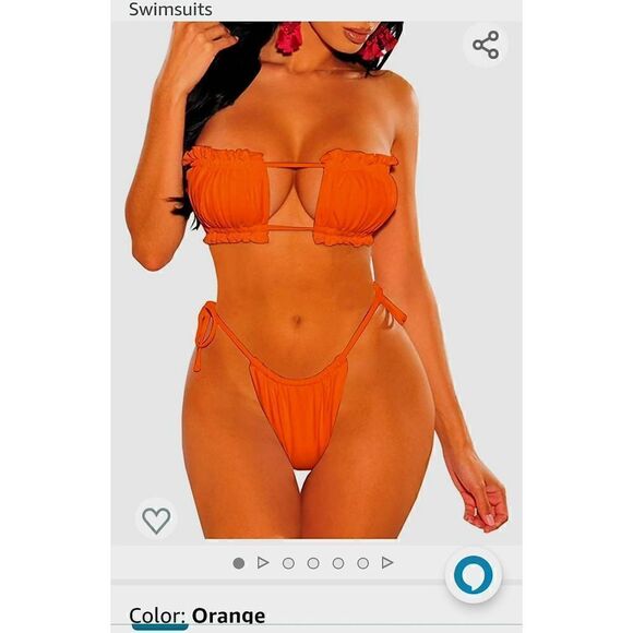 NWOT NAFLEAP BIKINI SWIMSUIT  - Picture 1 of 2